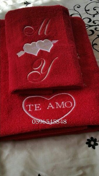 Serviettes Brodées Personnalisées