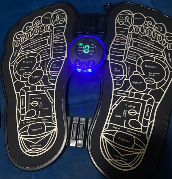 TAPIS DE MASSAGER RECHARGEABLE ET TÉLÉCOMMANDÉE
