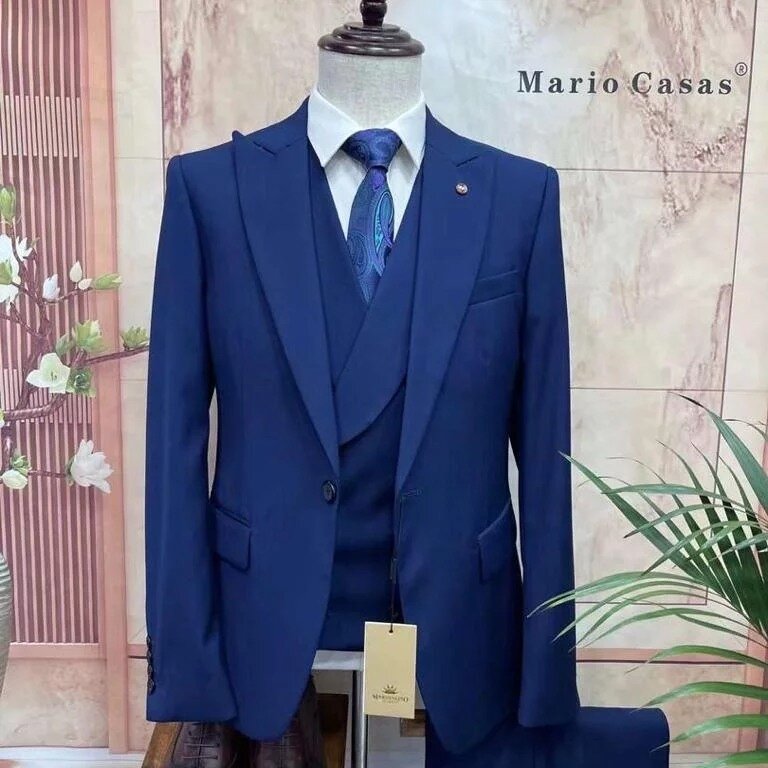 Men's suit blue