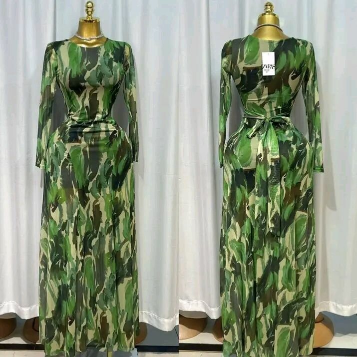 Tenue élégante imprimée