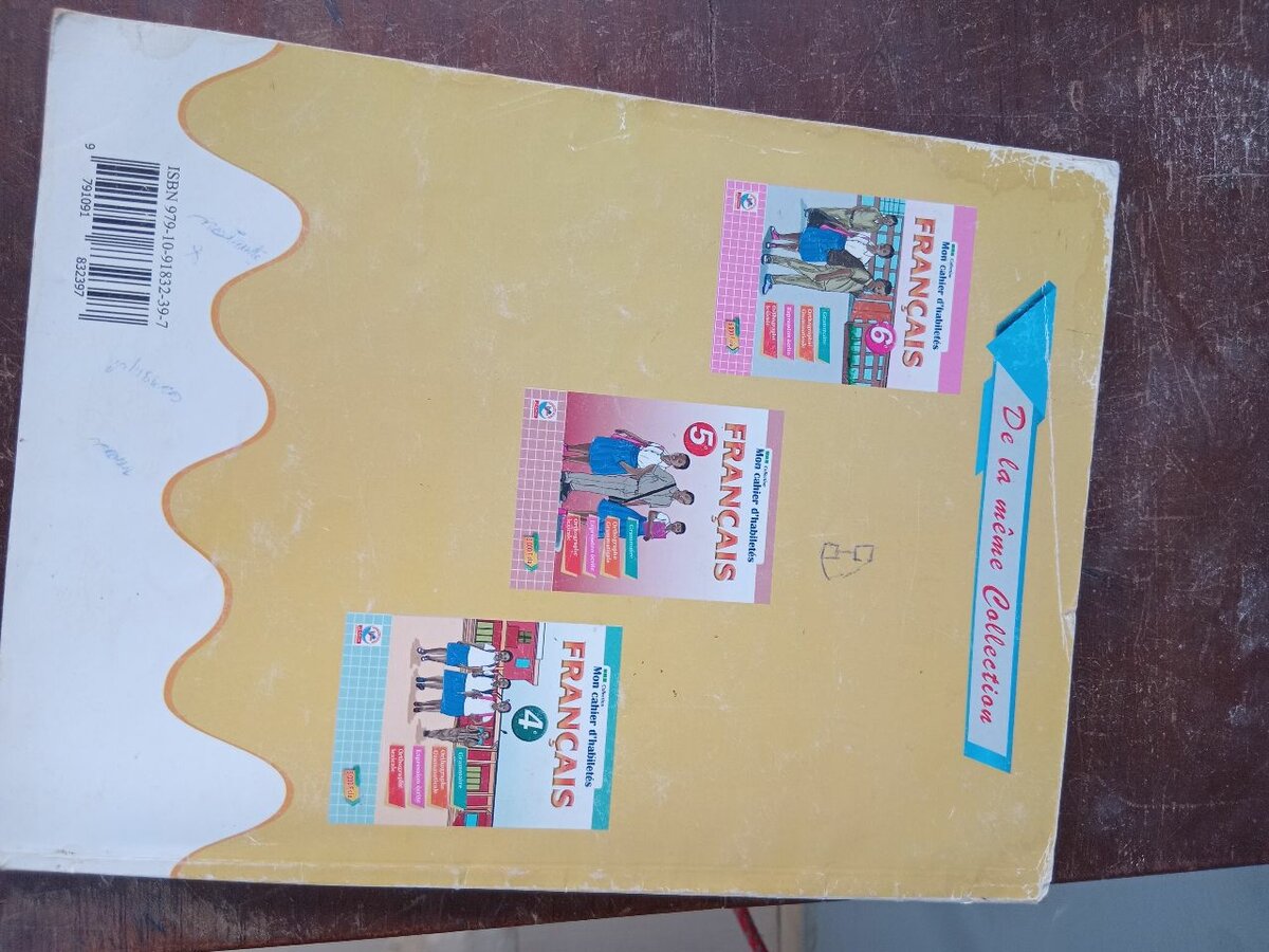 Mon cahier d'habileté français