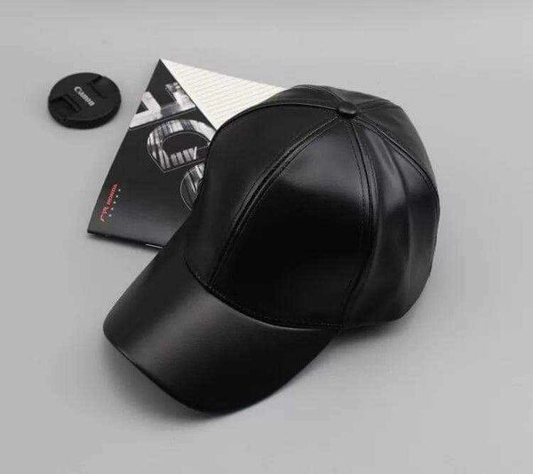 Casquette en cuir
