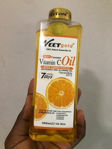 Veet gold vitamin C oil