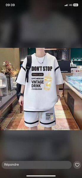 Ensemble T-shirt et Short Imprimé