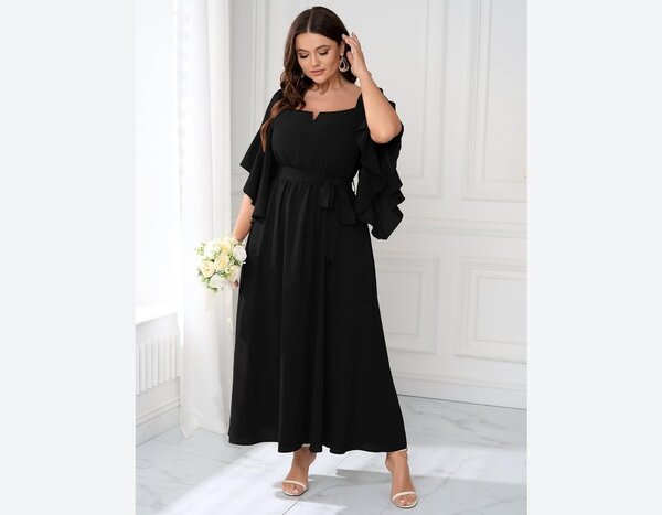 Robe noire élégante pour femmes