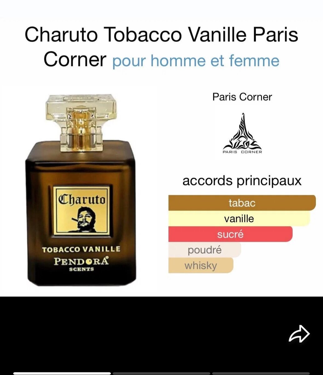 Parfum Charuto Tobacco Vanille