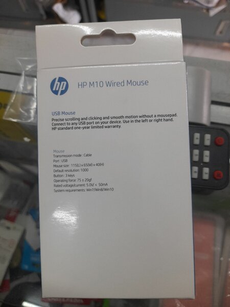 Souris filaire HP M10