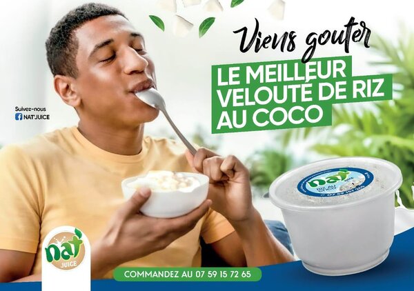 Velouté de riz au coco lacté