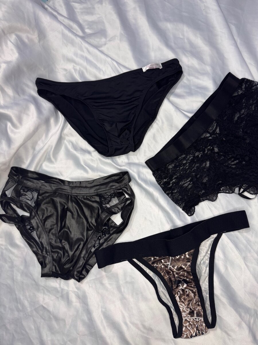 Lot de Culottes en Dentelle et Satin