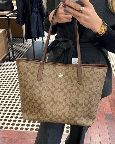 Sac cabas marron élégant