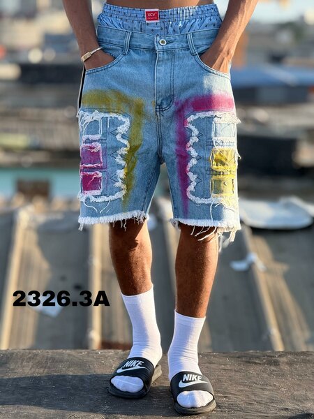 Shorts en jean décontractés homme