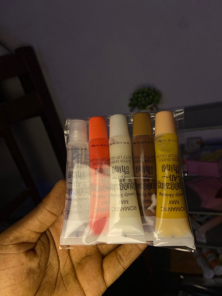 Kit de 5 gloss sucrés