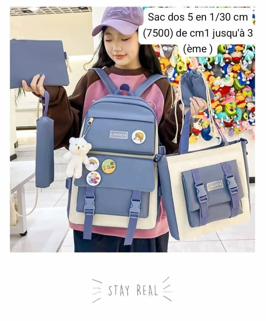 Ensemble Sac à Dos 5 en 1