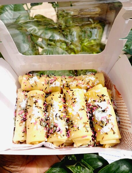 Crêpe sucrée nature sucre glace