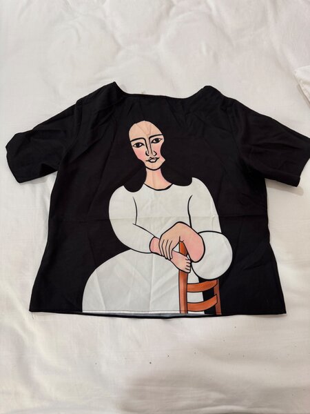 Designer abstract Skirt and top