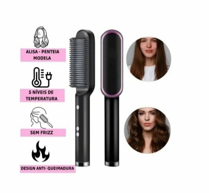 Brosse Chauffante Anti-Brûlure