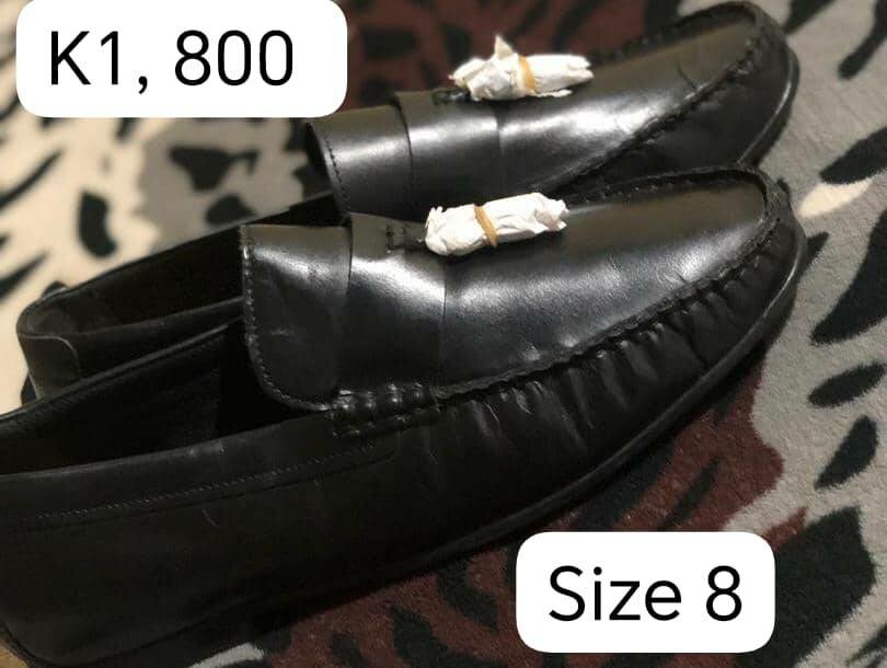 Classic Black Leather Loafers