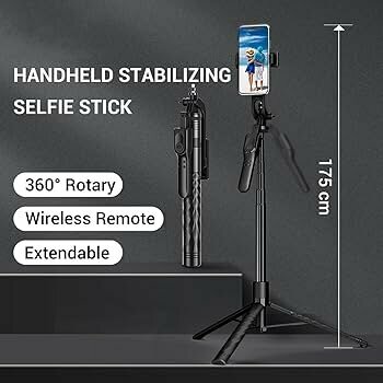 Trépied selfie stabilisateur AI 1,8m