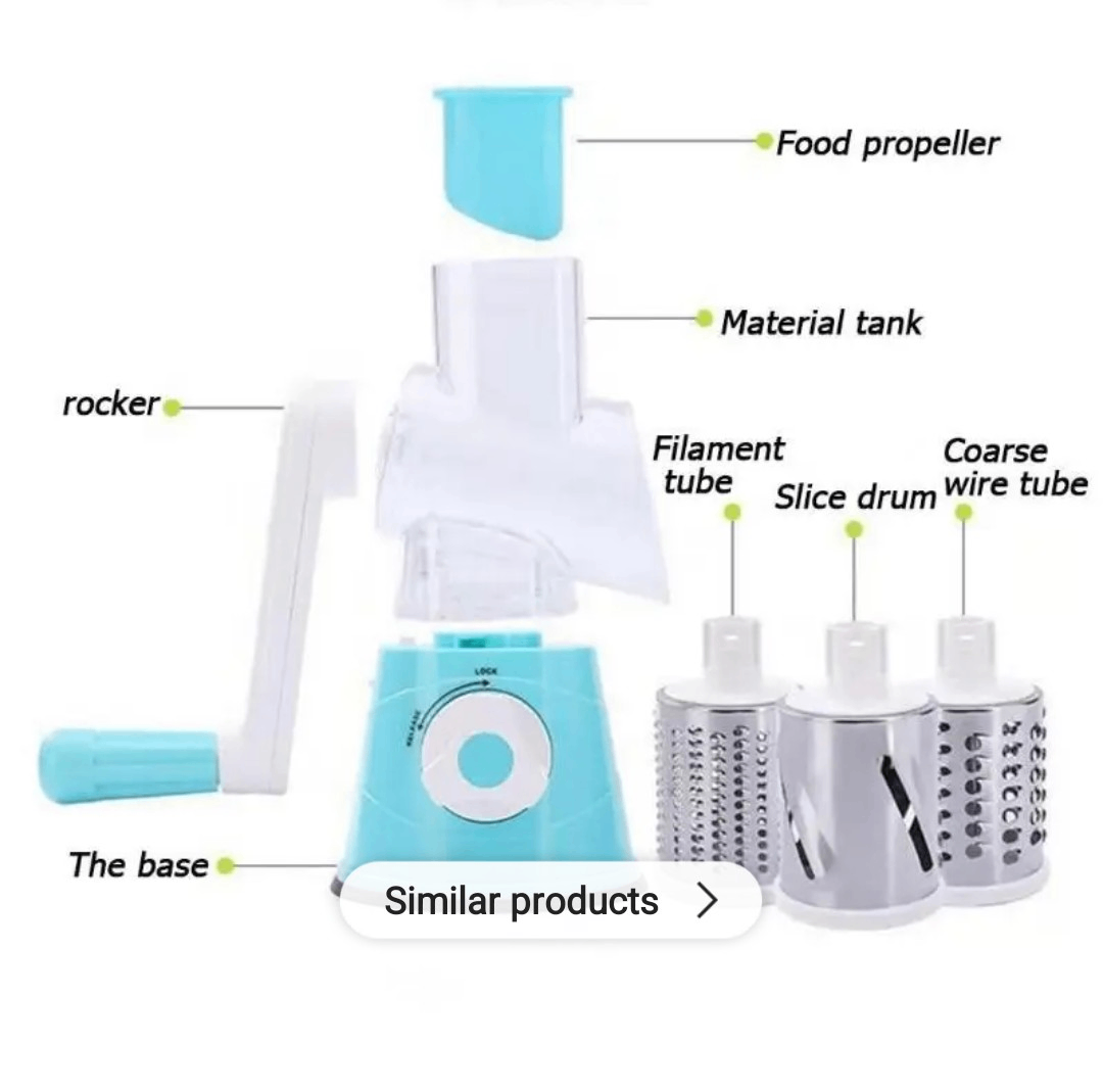 Râpe à tambour rotative