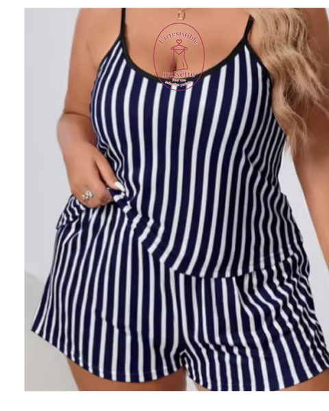 Pyjama Rayé Confort Femme