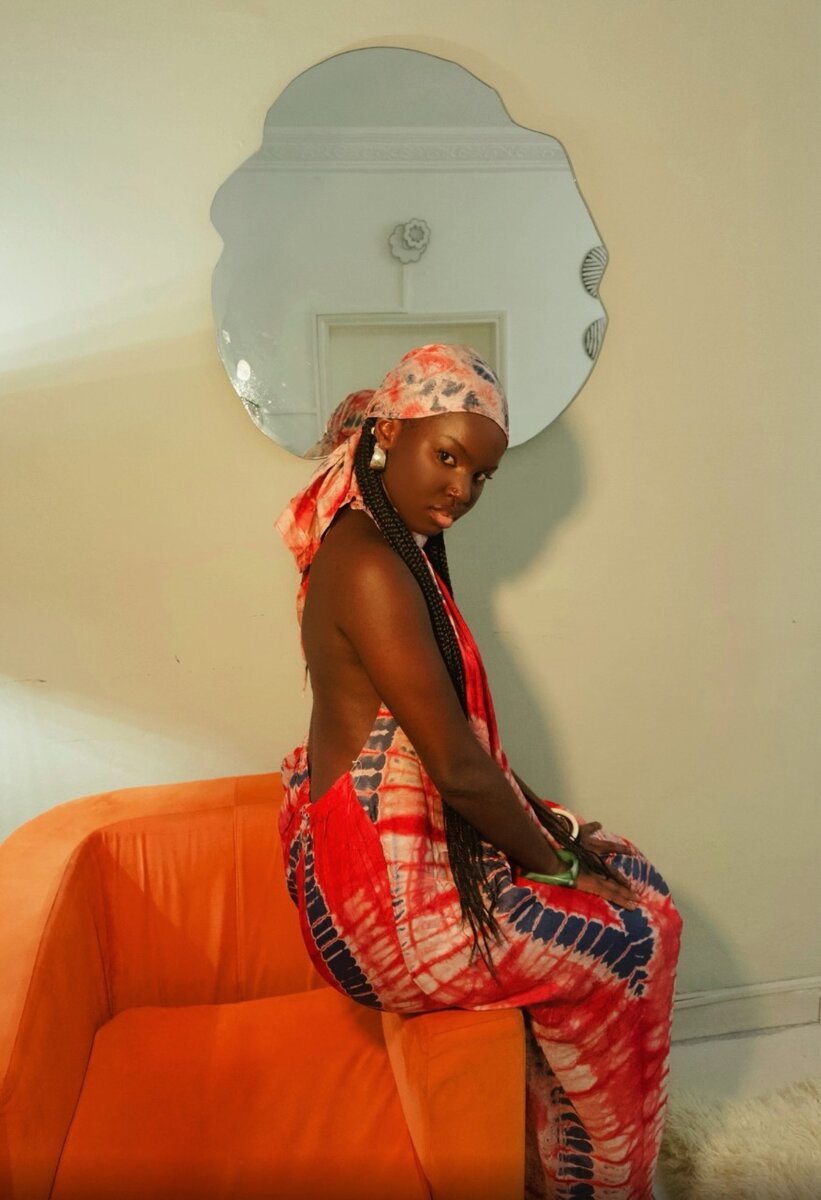 Robe maxi imprimé tie-dye