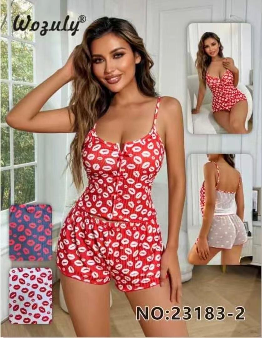 Pyjama Femme Imprimé Cœur