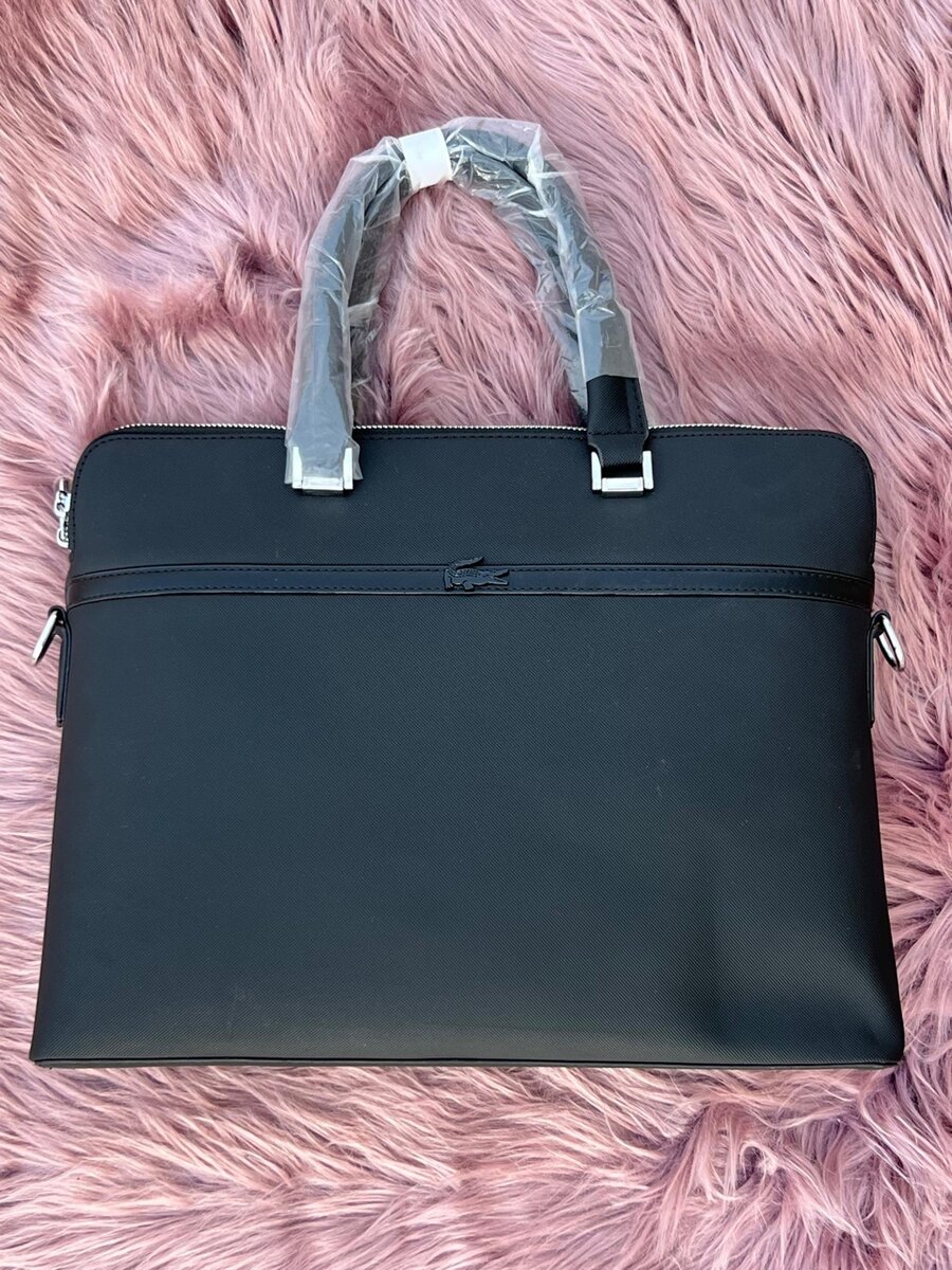 Lacoste Leather Laptop Bags