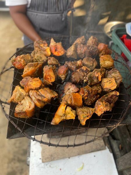 Délicieux Porc grillé et Braié