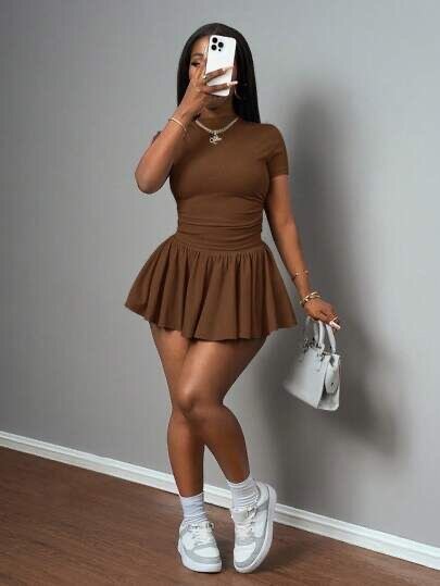 Robe patineuse stretch