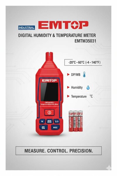 EMTOP Thermo-Hygrometer Industriel