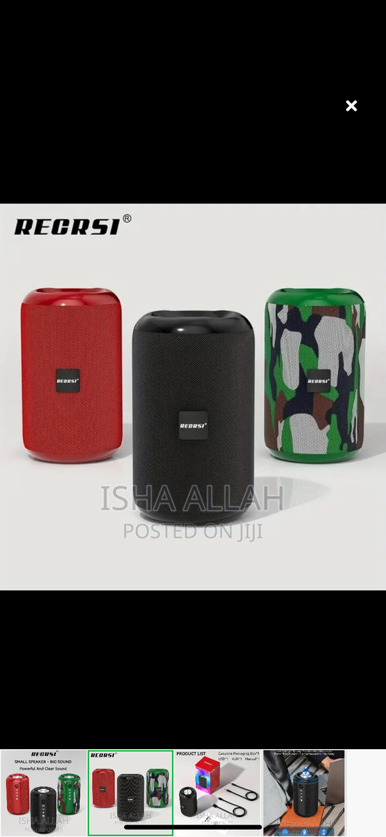 Portable Bluetooth speaker good bass