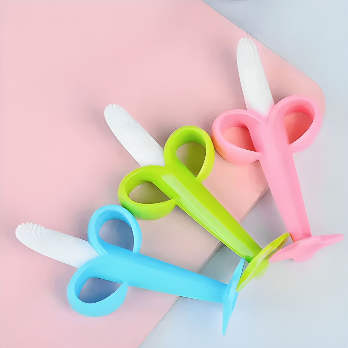 Banana-Shaped Silicone Baby Teether