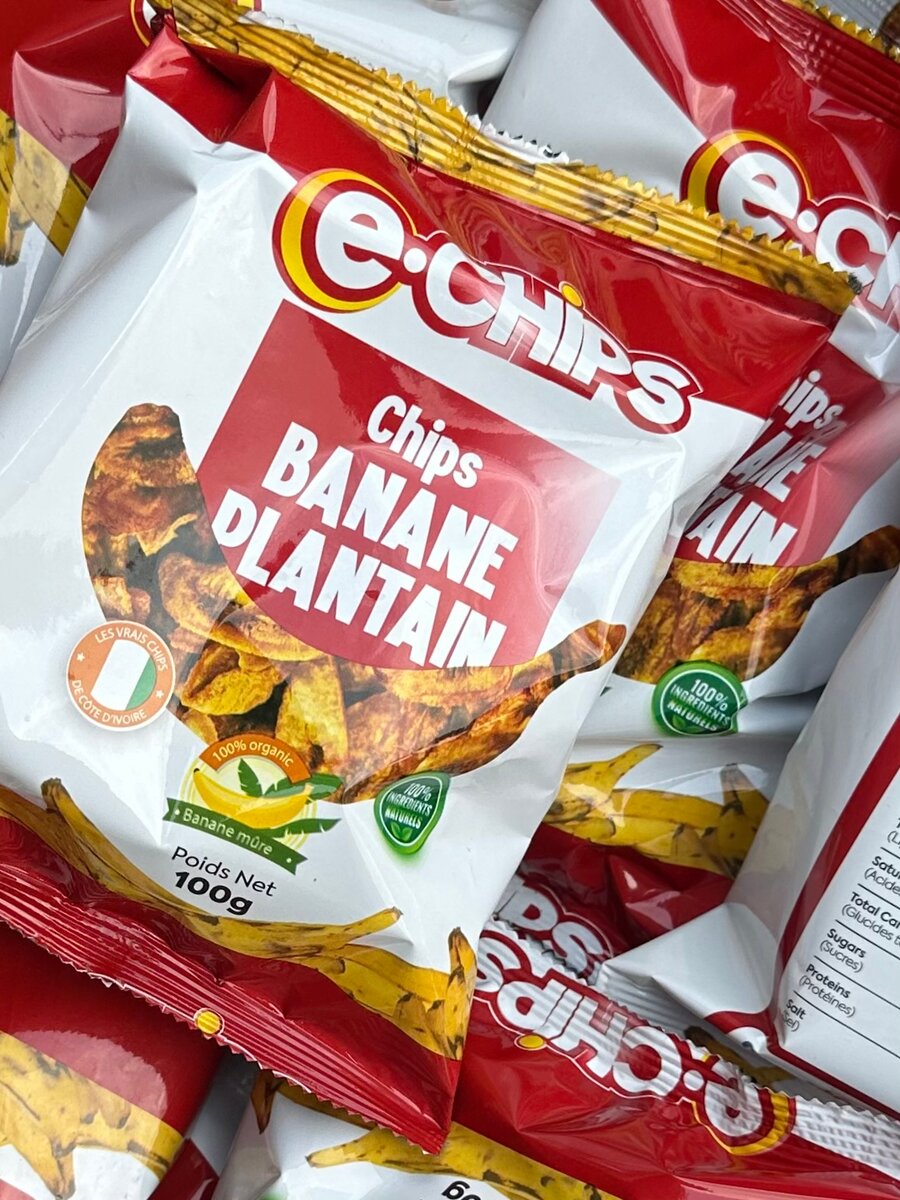Lot x5 Chips de banane