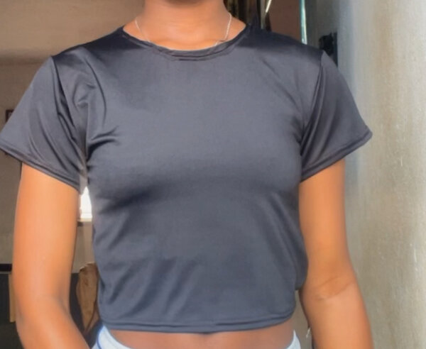 Haut bustier rouge élégant