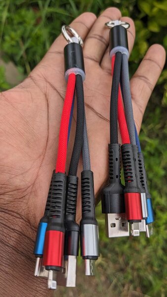 3 in 1 fast phone charging cables