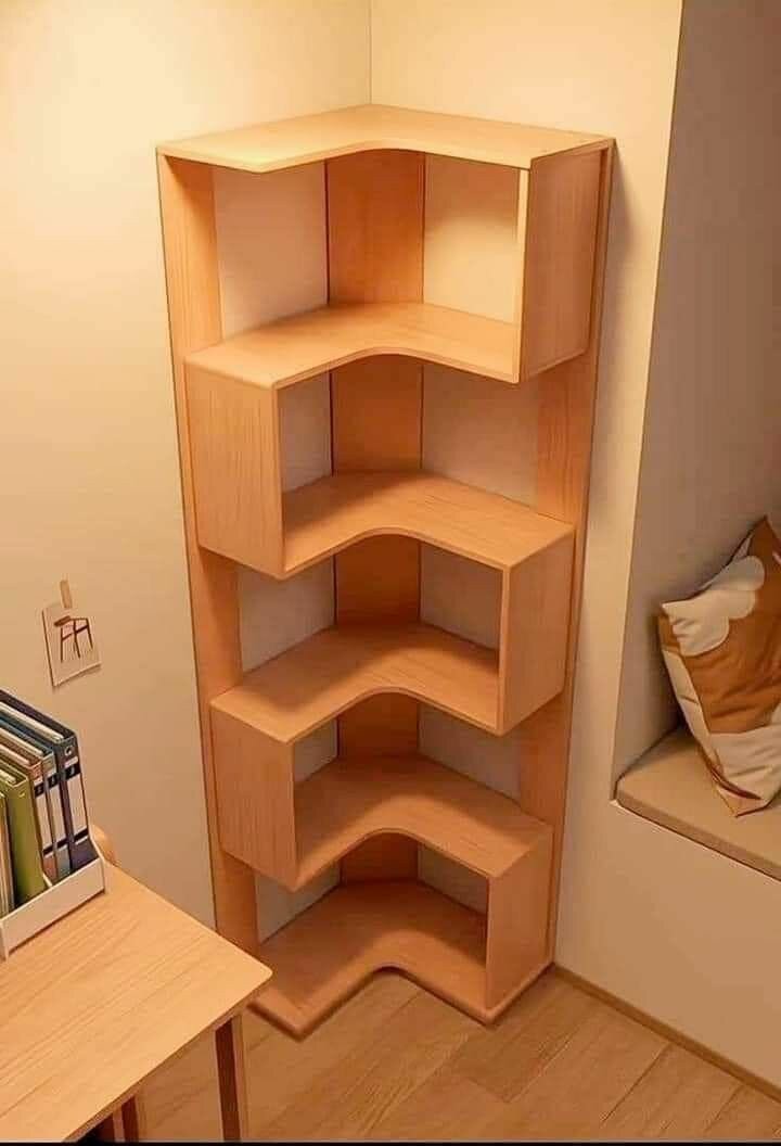 Étagère d'angle moderne