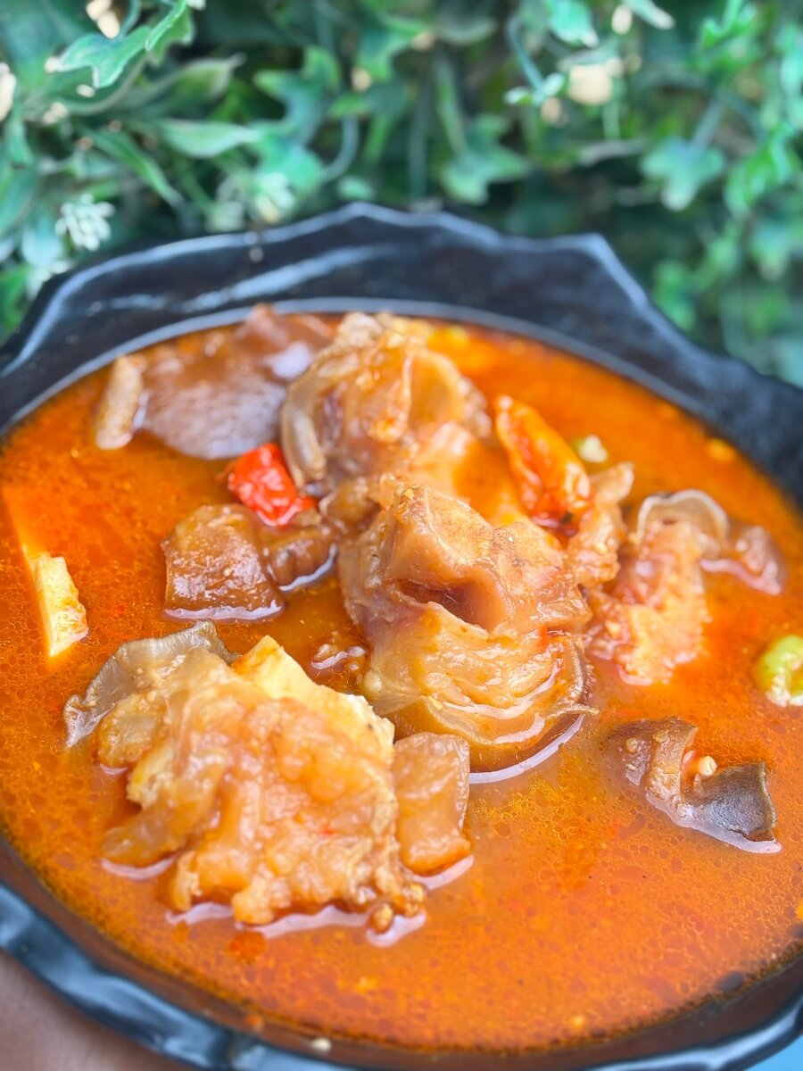 Soupe de pattes de bœuf