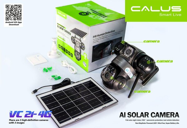 Caméra Solaire AI 4G Calus