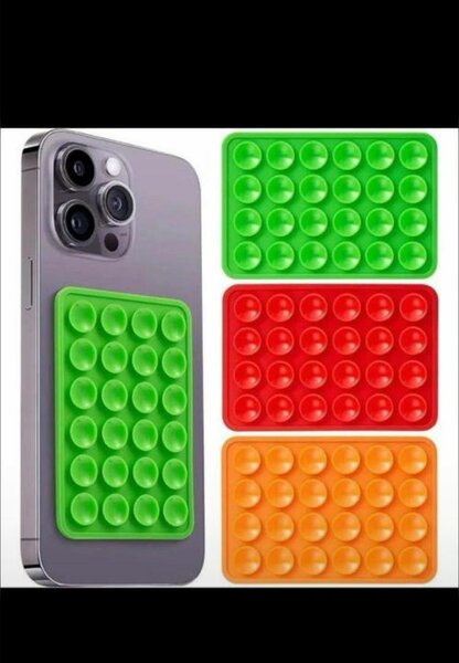 Silicon phone holder