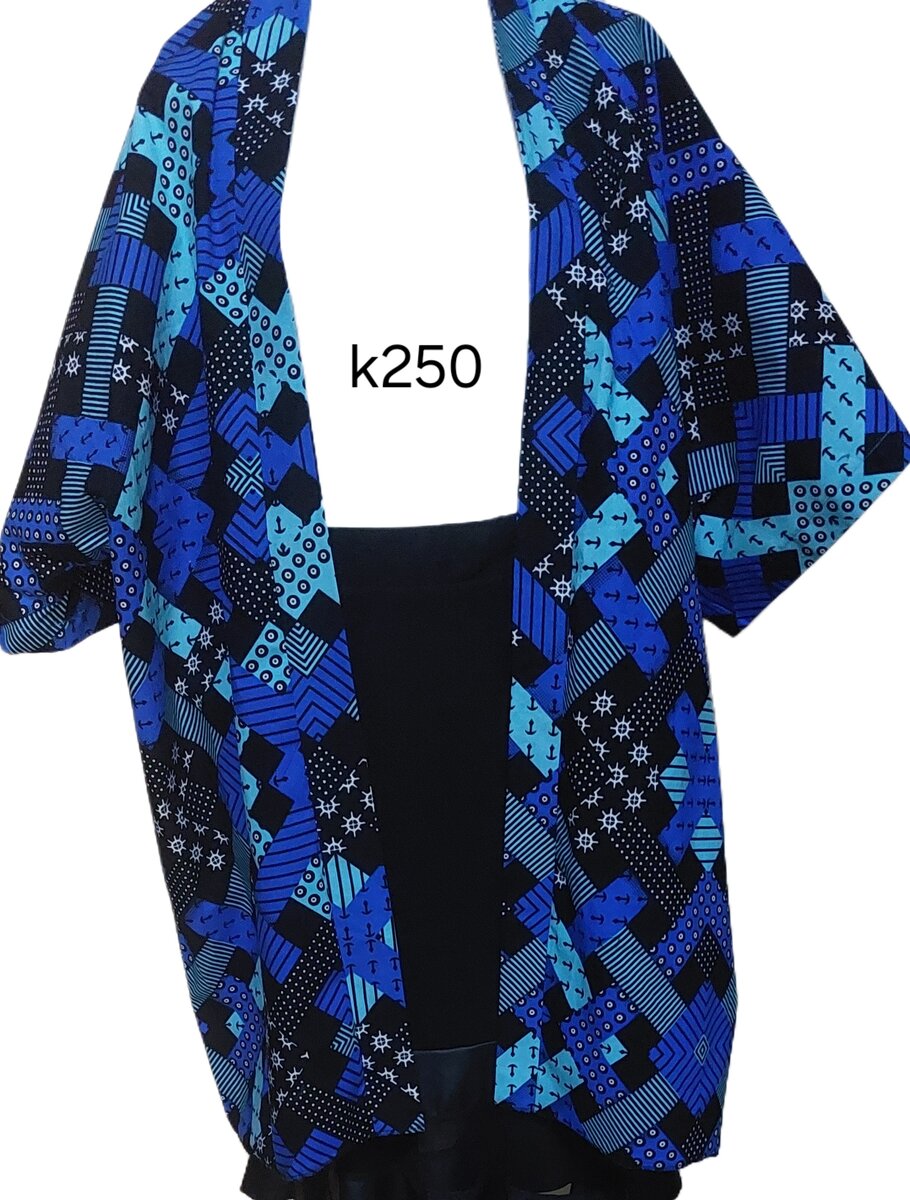 Kimono jackets 100% cotton chitenge fabric