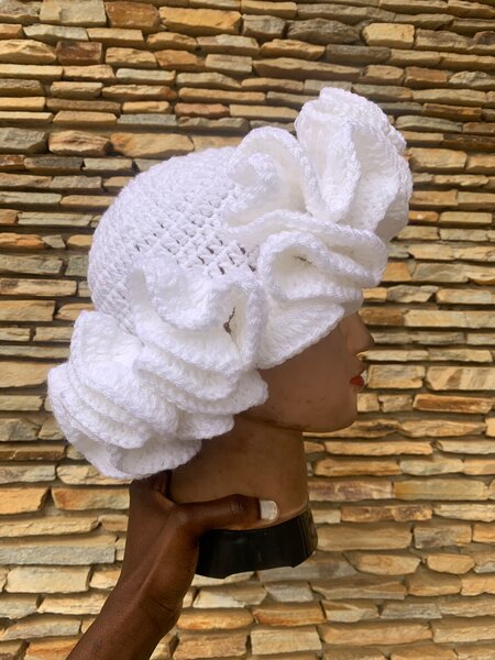 Chapeau en crochet