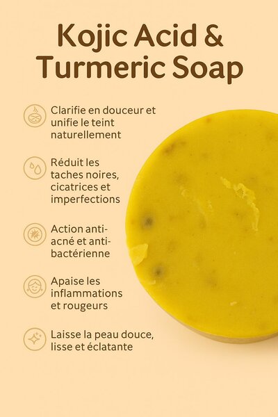 Savon Acide Kojique Curcuma