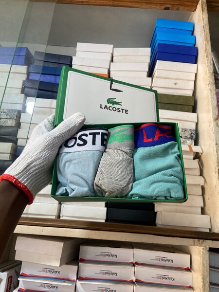 Lacoste Boxers Homme 100% Coton