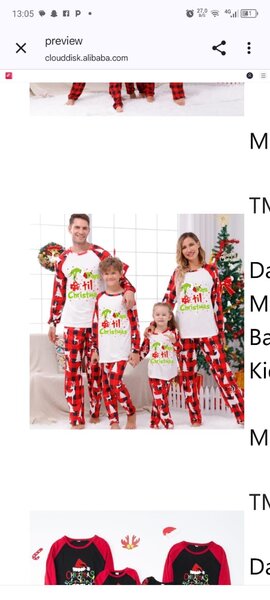 Pyjama Noël Famille