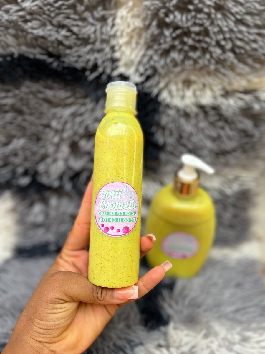 Gel de douche teint metisse