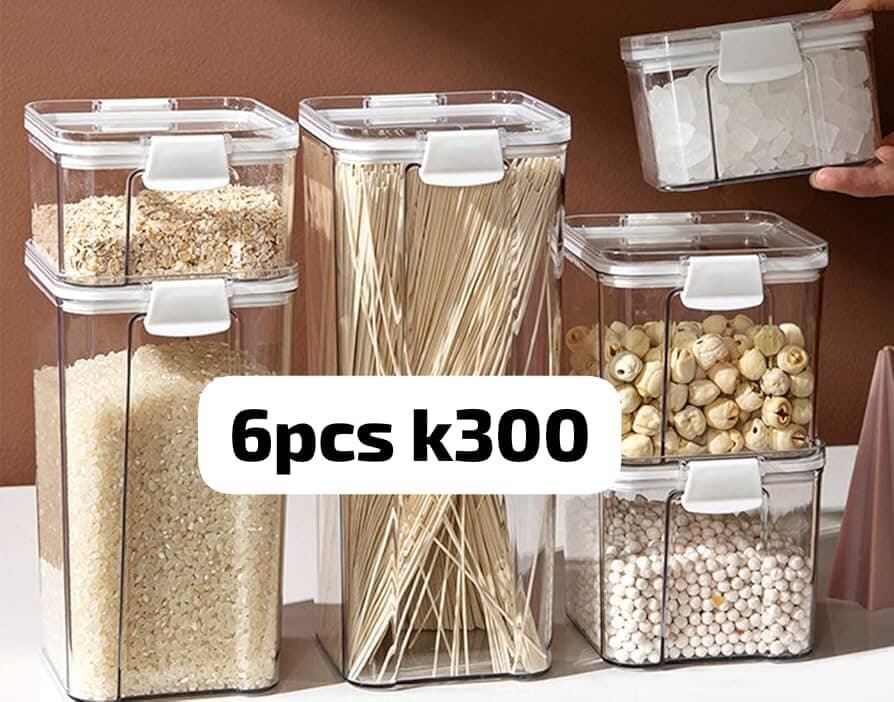 Containers for storing 6pcs