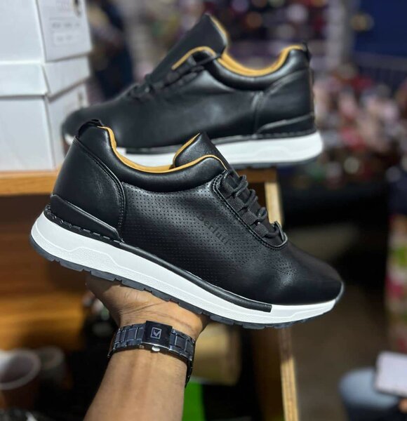 Chaussures décontractées en cuir homme