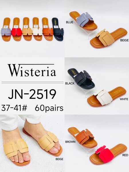 Sandales plates Wisteria