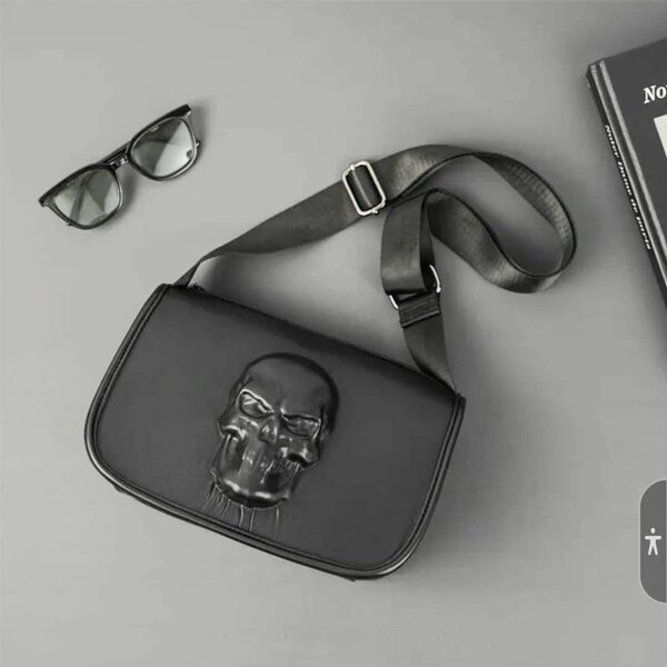 Sac bandoulière crâne stylé