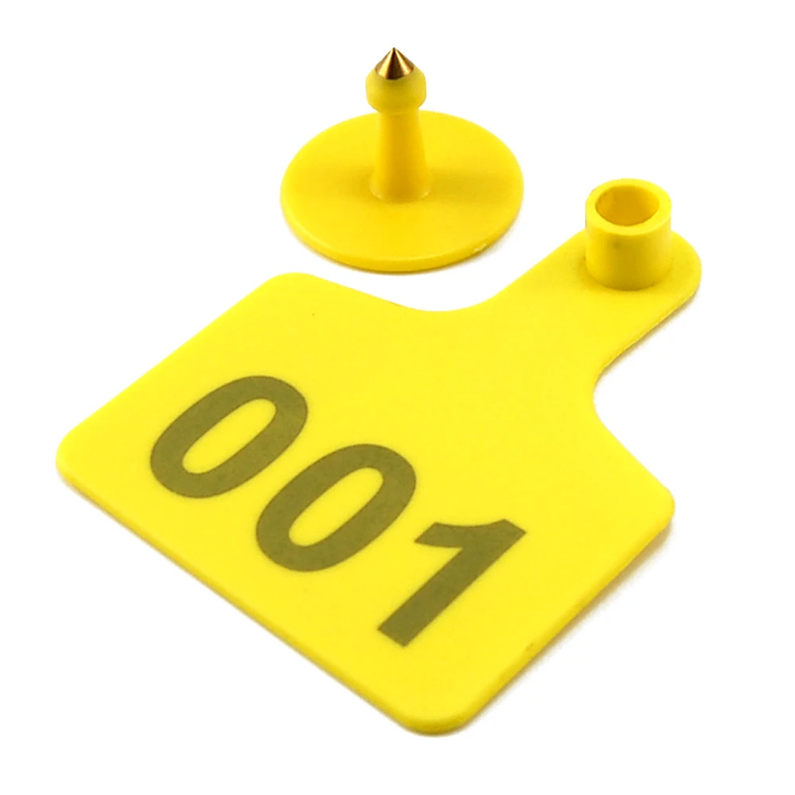 Boucle d'identification  jaune